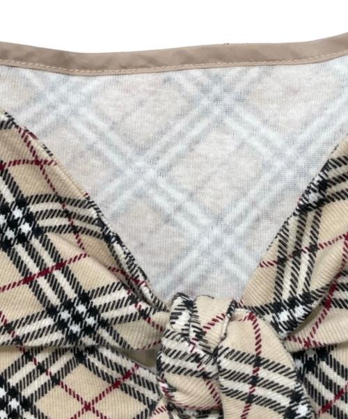BURBERRY BLUE LABEL（バーバリー ブルー レーベル）BURBERRY BLUE LABEL (バーバリー ブルー レーベル) ノバチェックタンクトップ ベージュ サイズ:38の古着・服飾アイテム