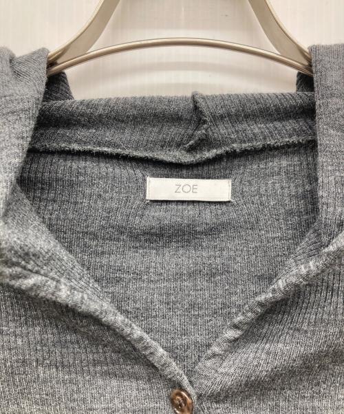 ZOE（ゾーイ）zoe (ゾーイ) Hoodie tops グレー サイズ:Freeの古着・服飾アイテム