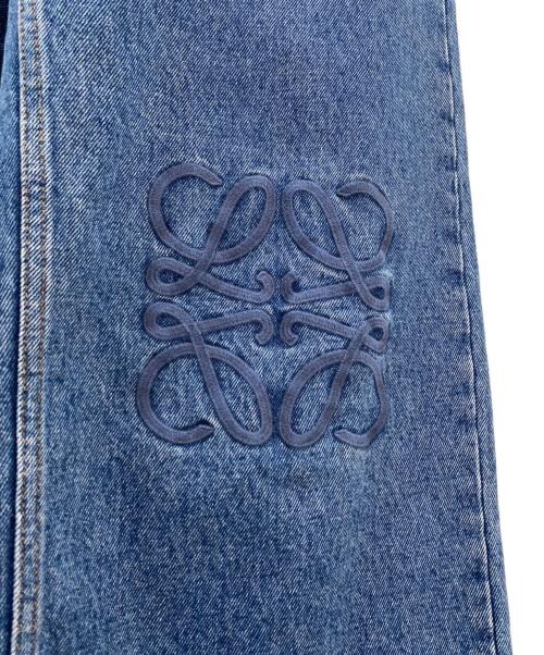 LOEWE（ロエベ）LOEWE (ロエベ) アナグラム バギー ジーンズ インディゴ サイズ:36の古着・服飾アイテム