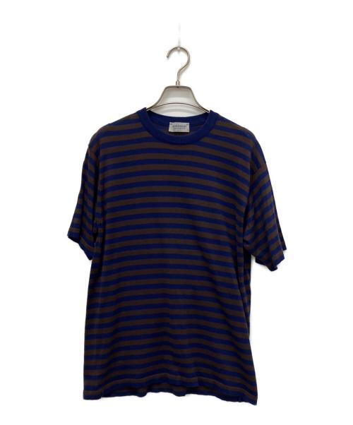 JOHN SMEDLEY（ジョンスメドレー）JOHN SMEDLEY (ジョンスメドレー) ショートスリーブボーダーコットンニット ネイビー サイズ:Sの古着・服飾アイテム