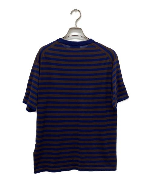 JOHN SMEDLEY（ジョンスメドレー）JOHN SMEDLEY (ジョンスメドレー) ショートスリーブボーダーコットンニット ネイビー サイズ:Sの古着・服飾アイテム
