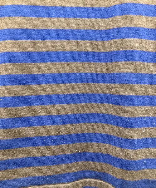 JOHN SMEDLEY（ジョンスメドレー）JOHN SMEDLEY (ジョンスメドレー) ショートスリーブボーダーコットンニット ネイビー サイズ:Sの古着・服飾アイテム