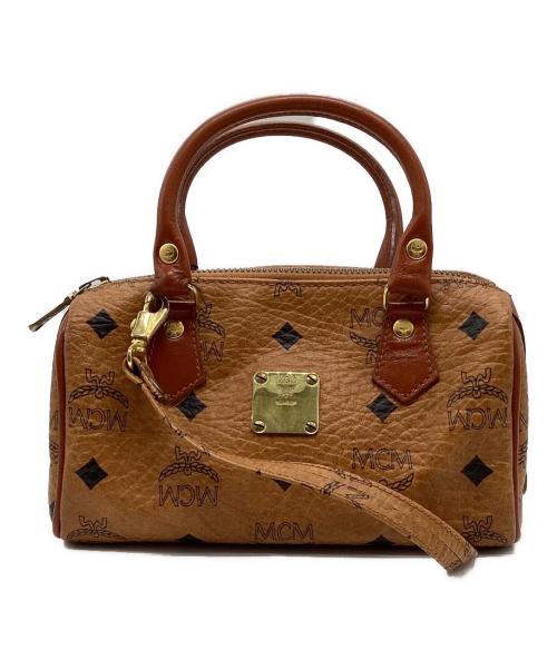 MCM（エムシーエム）MCM (エムシーエム) ミニショルダーポシェット キャメルの古着・服飾アイテム