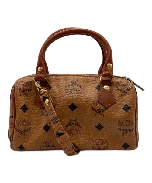 MCM（エムシーエム）MCM (エムシーエム) ミニショルダーポシェット キャメルの古着・服飾アイテム