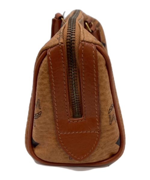 MCM（エムシーエム）MCM (エムシーエム) ミニショルダーポシェット キャメルの古着・服飾アイテム