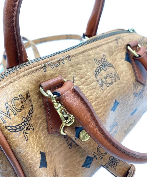 MCM（エムシーエム）MCM (エムシーエム) ミニショルダーポシェット キャメルの古着・服飾アイテム