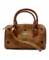 MCM（エムシーエム）の古着「ミニショルダーポシェット」｜キャメル