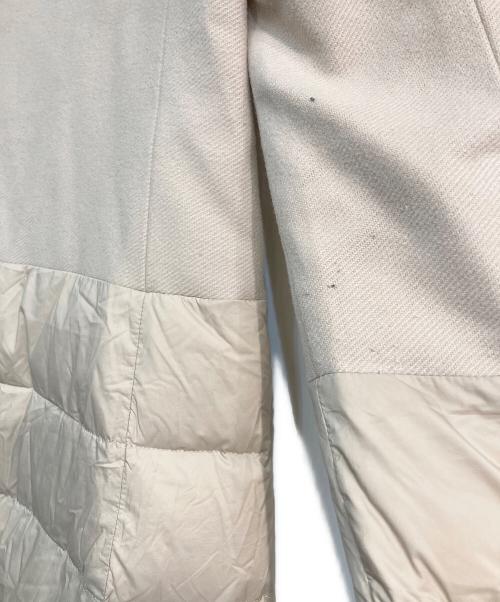 HERNO（ヘルノ）HERNO (ヘルノ) DIAGONAL WOOL AND NUAGE PARKA ベージュ サイズ:38の古着・服飾アイテム