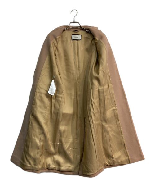 GUCCI（グッチ）GUCCI (グッチ) ウールチェスターコート ベージュ サイズ:36の古着・服飾アイテム