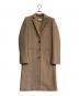 GUCCI（グッチ）の古着「ウールチェスターコート」｜ベージュ