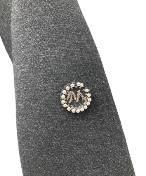 M'S GRACY（エムズグレイシー）M'S GRACY (エムズグレイシー) フリルダウンフリルコート グレー サイズ:40の古着・服飾アイテム