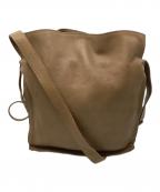 SLOWスロウ）の古着「DEER-SMART SRAW STRING SHOULDER BAG」｜ブラウン