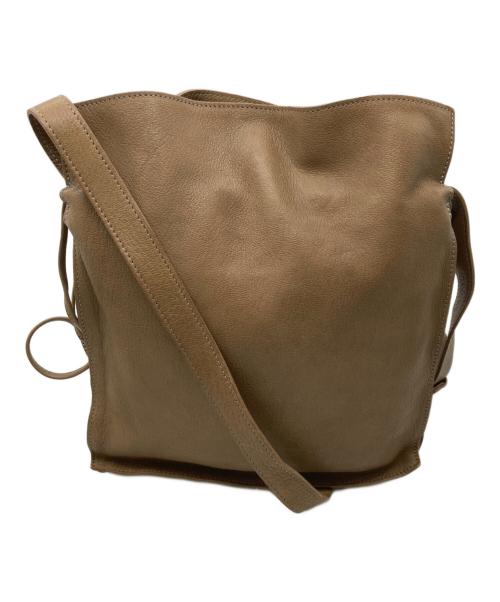 SLOW（スロウ）SLOW (スロウ) DEER-SMART SRAW STRING SHOULDER BAG ブラウンの古着・服飾アイテム