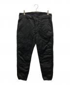 Engineered Garmentsエンジニアドガーメンツ）の古着「キルティングモーターサイクルウォームライナーパンツ」｜ブラック