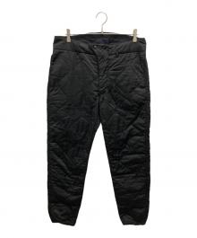 Engineered Garments（エンジニアドガーメンツ）の古着「キルティングモーターサイクルウォームライナーパンツ」｜ブラック