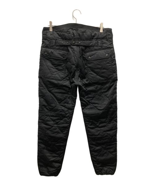 Engineered Garments（エンジニアドガーメンツ）Engineered Garments (エンジニアドガーメンツ) キルティングモーターサイクルウォームライナーパンツ ブラック サイズ:34の古着・服飾アイテム