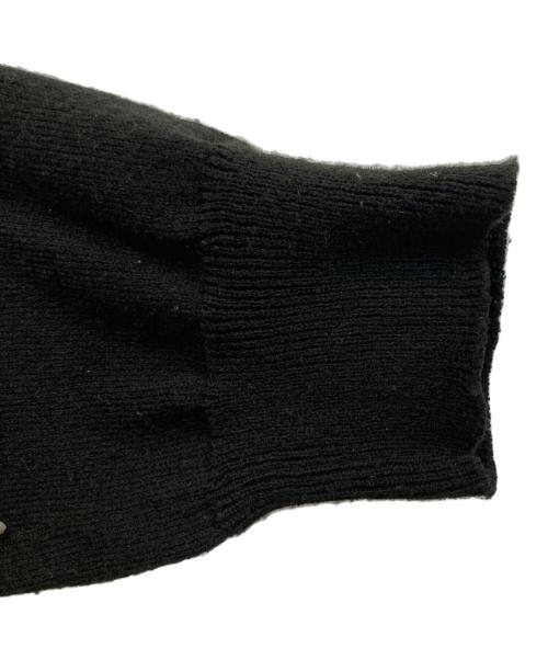 COMME des GARCONS SHIRT（コムデギャルソンシャツ）COMME des GARCONS SHIRT (コムデギャルソンシャツ) アクリルカーディガン ブラック サイズ:Mの古着・服飾アイテム