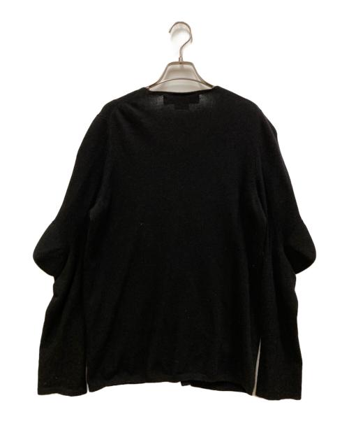 COMME des GARCONS HOMME PLUS（コムデギャルソンオムプリュス）COMME des GARCONS HOMME PLUS (コムデギャルソンオムプリュス) ソックスデザイン ウールカーディガン ブラック サイズ:SIZE Mの古着・服飾アイテム