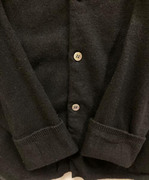 COMME des GARCONS HOMME PLUS（コムデギャルソンオムプリュス）COMME des GARCONS HOMME PLUS (コムデギャルソンオムプリュス) ソックスデザイン ウールカーディガン ブラック サイズ:SIZE Mの古着・服飾アイテム