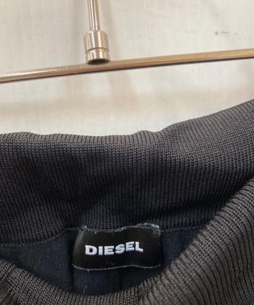 DIESEL（ディーゼル）DIESEL (ディーゼル) サイドラインニットパンツ ブラック サイズ:Sの古着・服飾アイテム