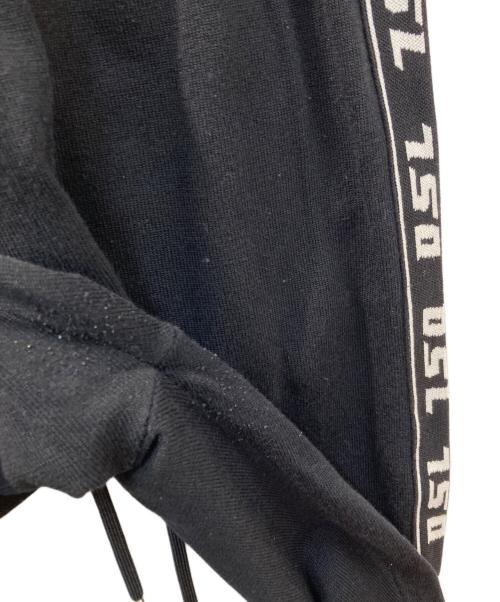 DIESEL（ディーゼル）DIESEL (ディーゼル) サイドラインニットパンツ ブラック サイズ:Sの古着・服飾アイテム