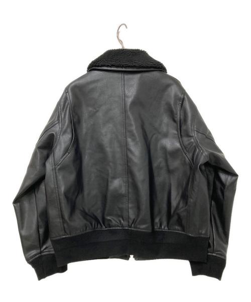 WYM LIDNM（ウィム バイ リドム）WYM LIDNM (ウィム バイ リドム) フェイクレザージャケット ブラック サイズ:Sの古着・服飾アイテム