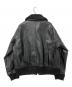 WYM LIDNM (ウィム バイ リドム) フェイクレザージャケット ブラック サイズ:S：6000円