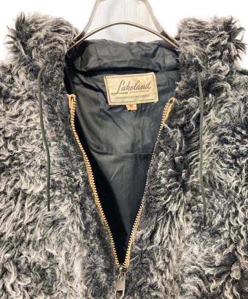 Lakeland（レイクランド）Lakeland (レイクランド) フェイクファーアノラックパーカー グレー サイズ:Mの古着・服飾アイテム