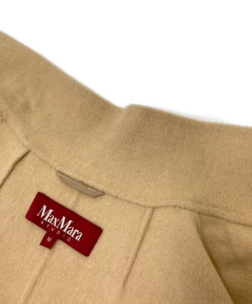 Max Mara Studio（マックスマーラ ストゥディオ）Max Mara Studio (マックスマーラ ストゥディオ) ショートスリーブコート ベージュ サイズ:下記参照の古着・服飾アイテム