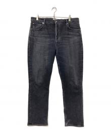 AGOLDE（エーゴールドイー）の古着「RILEY LONG ハイライズストレート」｜ブラック