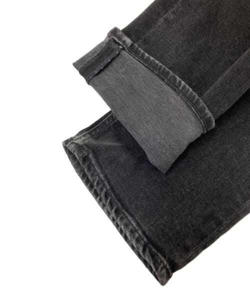 AGOLDE（エーゴールドイー）AGOLDE (エーゴールドイー) RILEY LONG ハイライズストレート ブラック サイズ:34の古着・服飾アイテム