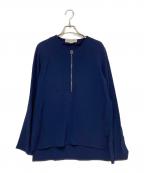STELLA McCARTNEYステラマッカートニー）の古着「Loose Fit zipper blouse」｜ネイビー