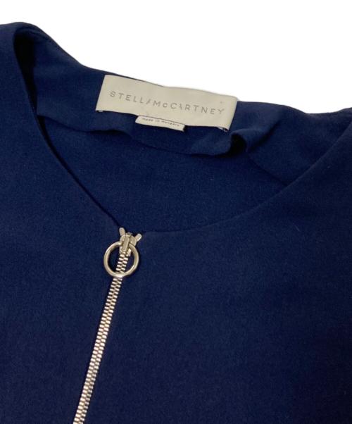 STELLA McCARTNEY（ステラマッカートニー）STELLA McCARTNEY (ステラマッカートニー) Loose Fit zipper blouse ネイビー サイズ:40の古着・服飾アイテム