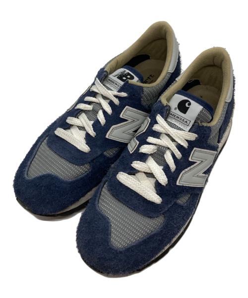 NEW BALANCE（ニューバランス）NEW BALANCE (ニューバランス) Carhartt WIP (カーハート ワークインプログレス) スニーカー ネイビー サイズ:25.5の古着・服飾アイテム