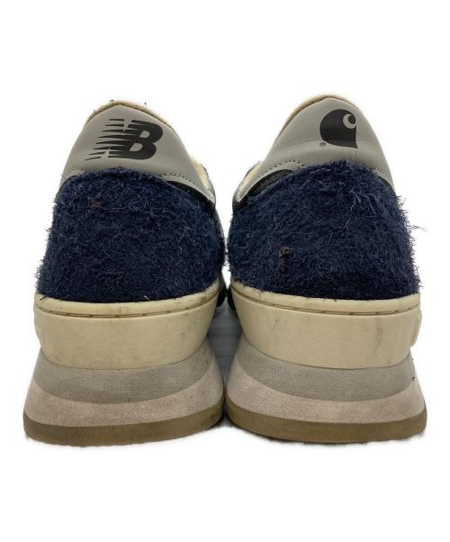 NEW BALANCE（ニューバランス）NEW BALANCE (ニューバランス) Carhartt WIP (カーハート ワークインプログレス) スニーカー ネイビー サイズ:25.5の古着・服飾アイテム