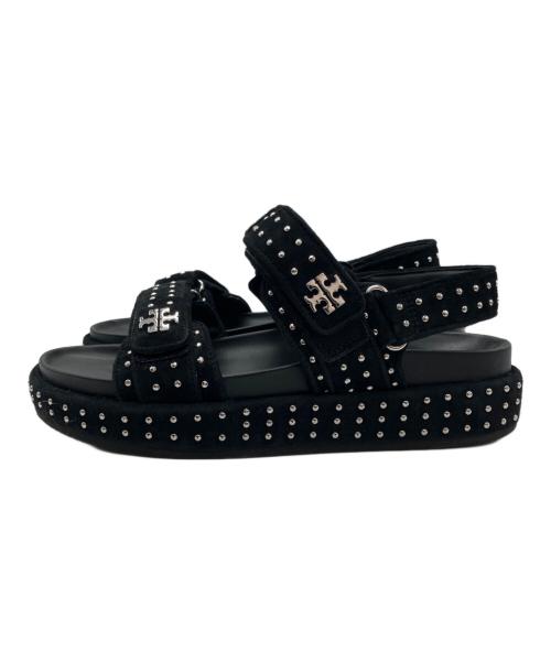 TORY BURCH（トリーバーチ）TORY BURCH (トリーバーチ) KIRA SPORT SANDAL ブラック サイズ:9Ｍの古着・服飾アイテム