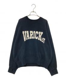 FRAMeWORK（フレームワーク）の古着「ジャガードロゴSWEATニット」｜ネイビー