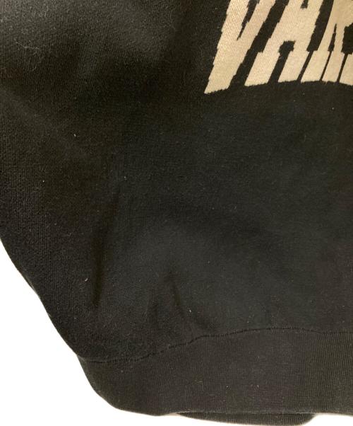 FRAMeWORK（フレームワーク）FRAMeWORK (フレームワーク) ジャガードロゴSWEATニット ネイビー サイズ:下記参照の古着・服飾アイテム