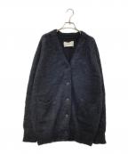 TODAYFULトゥデイフル）の古着「Brushed Mohair Cardigan」｜ブラック
