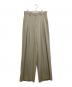 TODAYFUL（トゥデイフル）の古着「Tuck Wide Trousers」｜カーキ