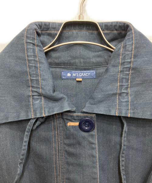 M'S GRACY（エムズグレイシー）M'S GRACY (エムズグレイシー) デニムコート インディゴ サイズ:40の古着・服飾アイテム