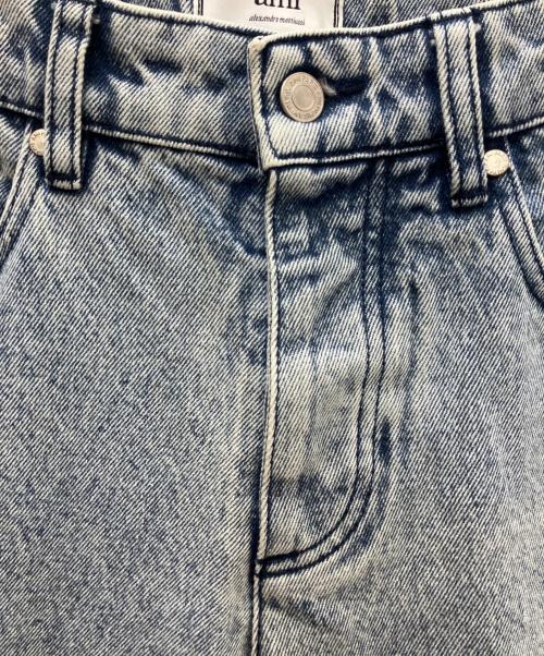 AMI Alexandre Mattiussi（アミアレクサンドルマテュッシ）AMI Alexandre Mattiussi (アミアレクサンドルマテュッシ) ストレートデニムパンツ ブルー サイズ:29の古着・服飾アイテム