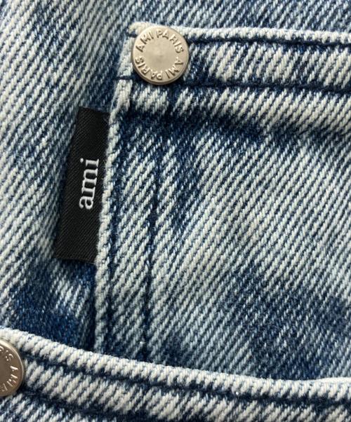 AMI Alexandre Mattiussi（アミアレクサンドルマテュッシ）AMI Alexandre Mattiussi (アミアレクサンドルマテュッシ) ストレートデニムパンツ ブルー サイズ:29の古着・服飾アイテム