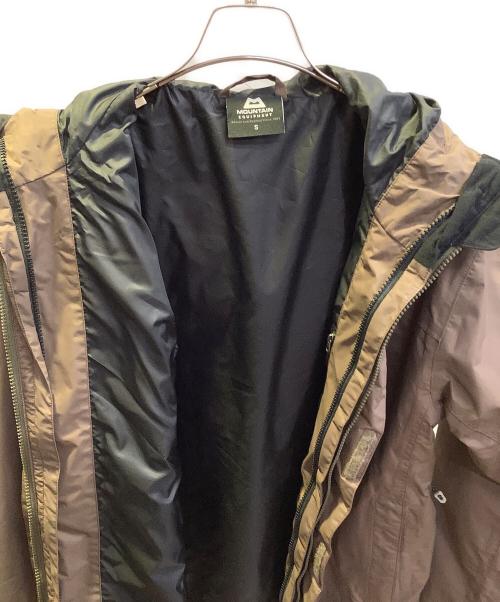 MountainEquipment（マウンテンイクィップメント）MountainEquipment (マウンテンイクィップメント) インナーダウン付ジャケット ブラウン×カーキ サイズ:Sの古着・服飾アイテム