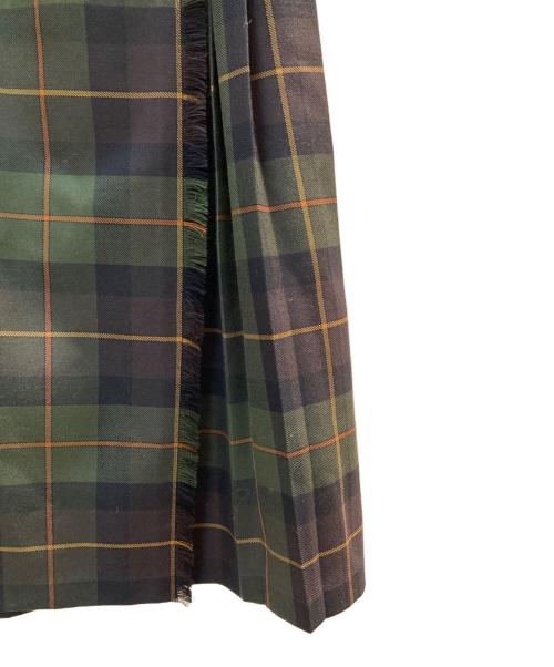 O'NEIL OF DUBLIN（オニールオブダブリン）O'NEIL OF DUBLIN (オニールオブダブリン) BEAMS (ビームス) DERRY CHAN キルトスカート グリーン サイズ:42の古着・服飾アイテム