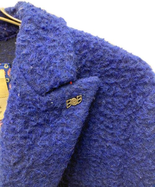 Bob（ボブ）BOB (ボブ) ウールコート ブルー サイズ:1050の古着・服飾アイテム