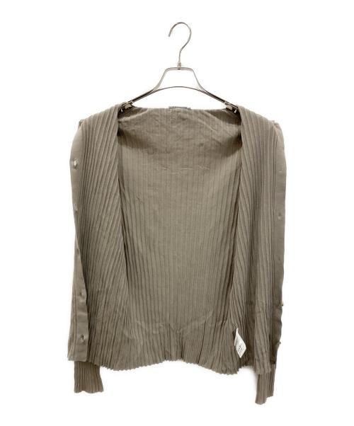 EVERYDAY I LIKE.（エヴリデイ アイ ライク）EVERYDAY I LIKE. (エヴリデイ アイ ライク) ICE Poloshirt ニットカーディガン ベージュ サイズ:freeの古着・服飾アイテム