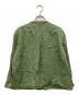 MARGARET HOWELL (マーガレットハウエル) LINEN VOILE SHIRT グリーン サイズ:2：6000円
