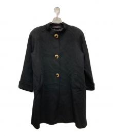 LEONARD（レオナール）の古着「カシミヤコート」｜ブラック