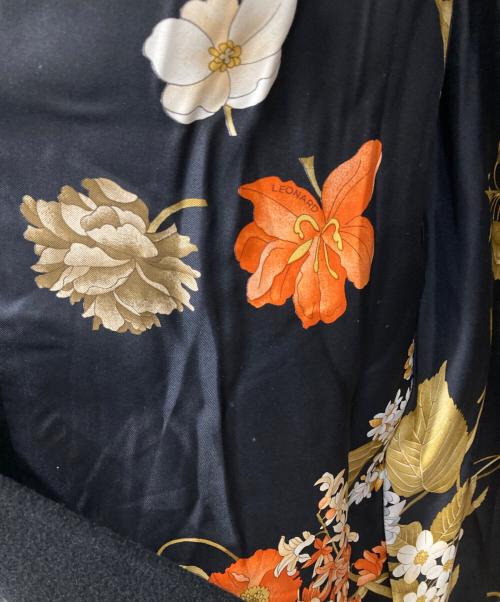 LEONARD（レオナール）LEONARD (レオナール) カシミヤコート ブラック サイズ:9ARの古着・服飾アイテム